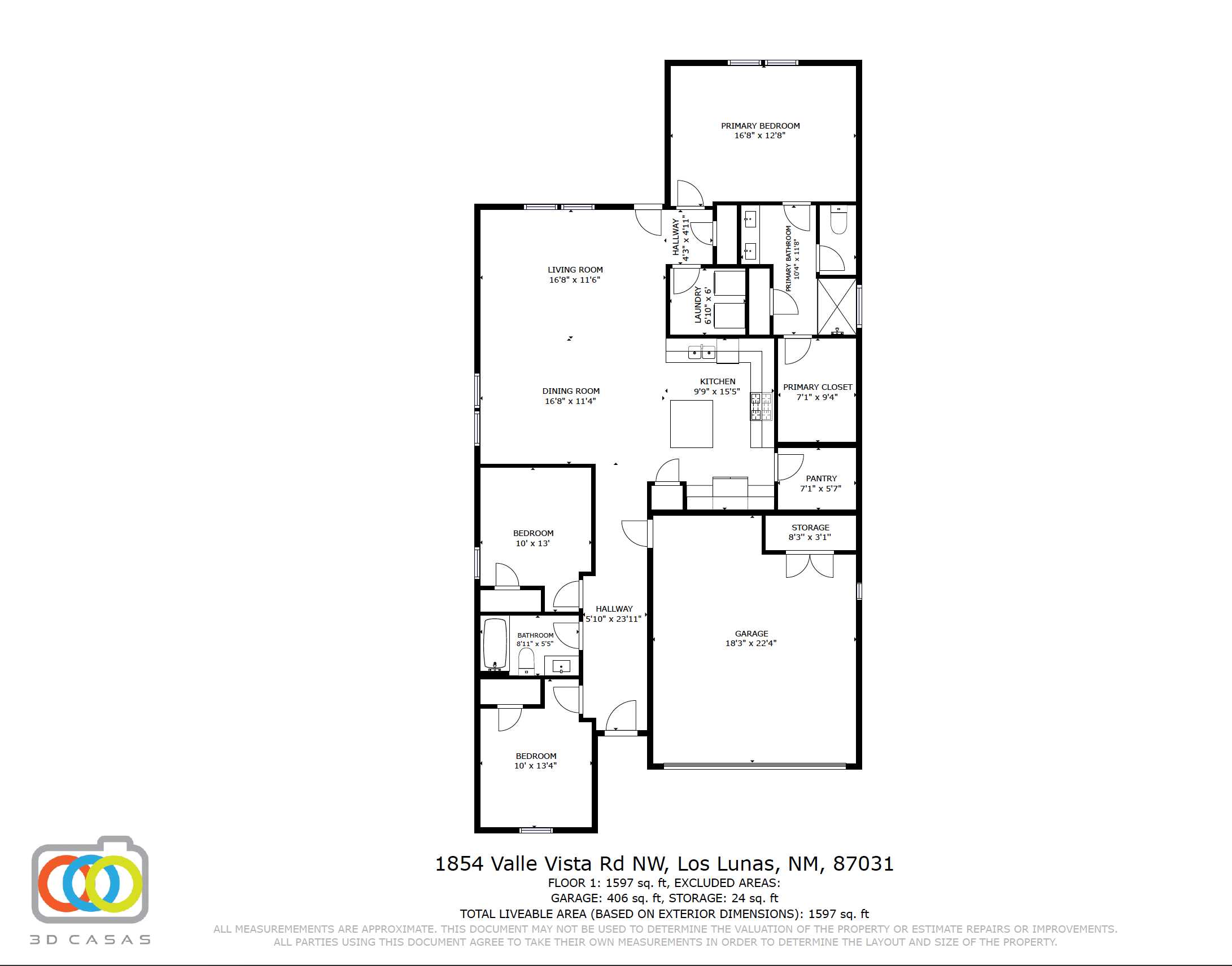 1854 VALLE VISTA Road NW