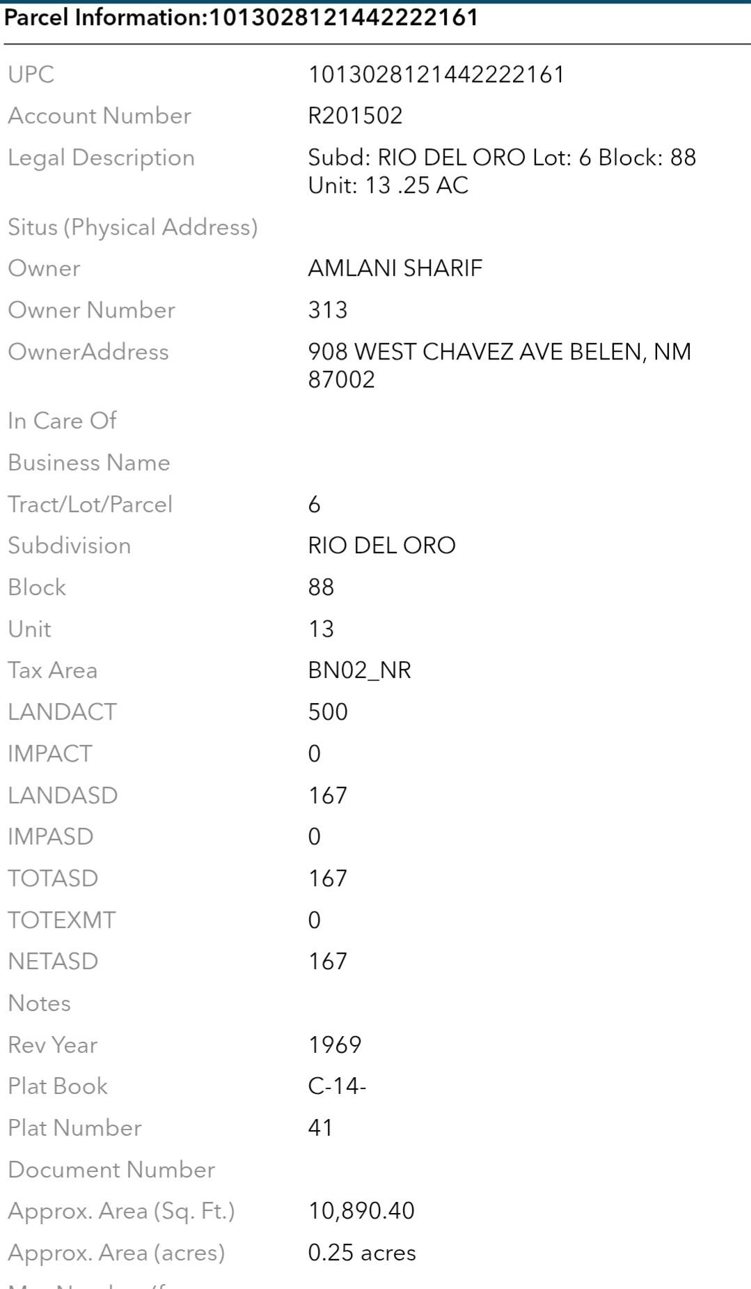 0 S Rio Del Oro Loop 6