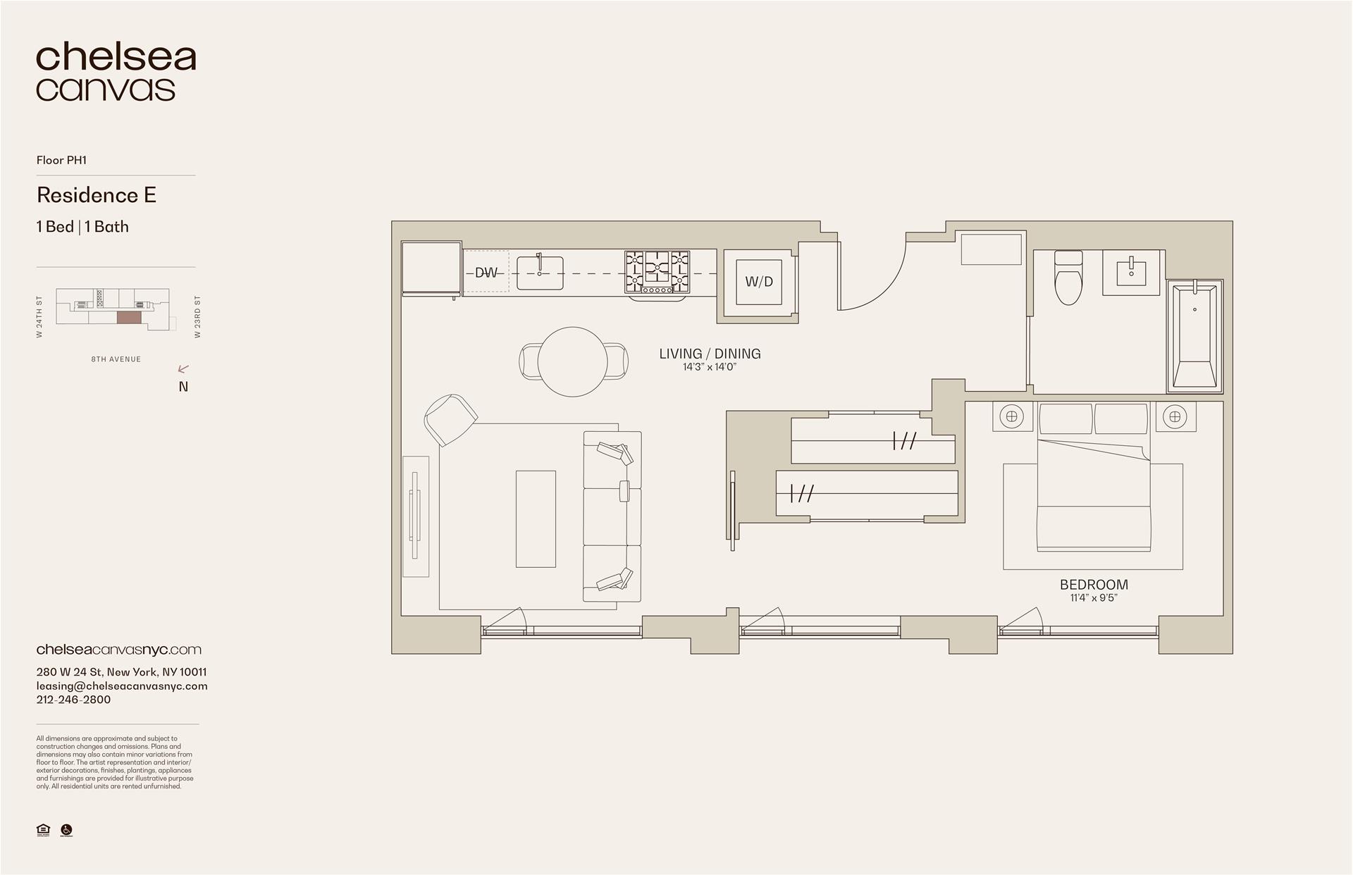 280 W 24TH Street PH1E