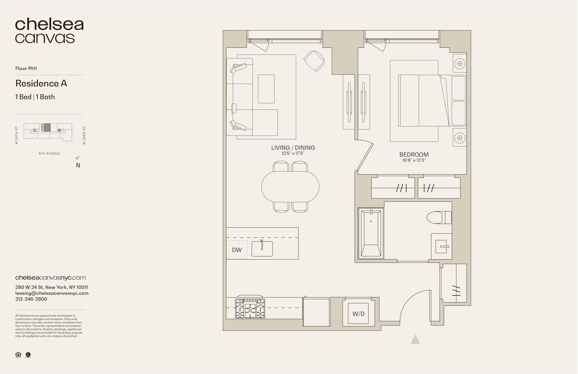 280 W 24TH Street PH1A