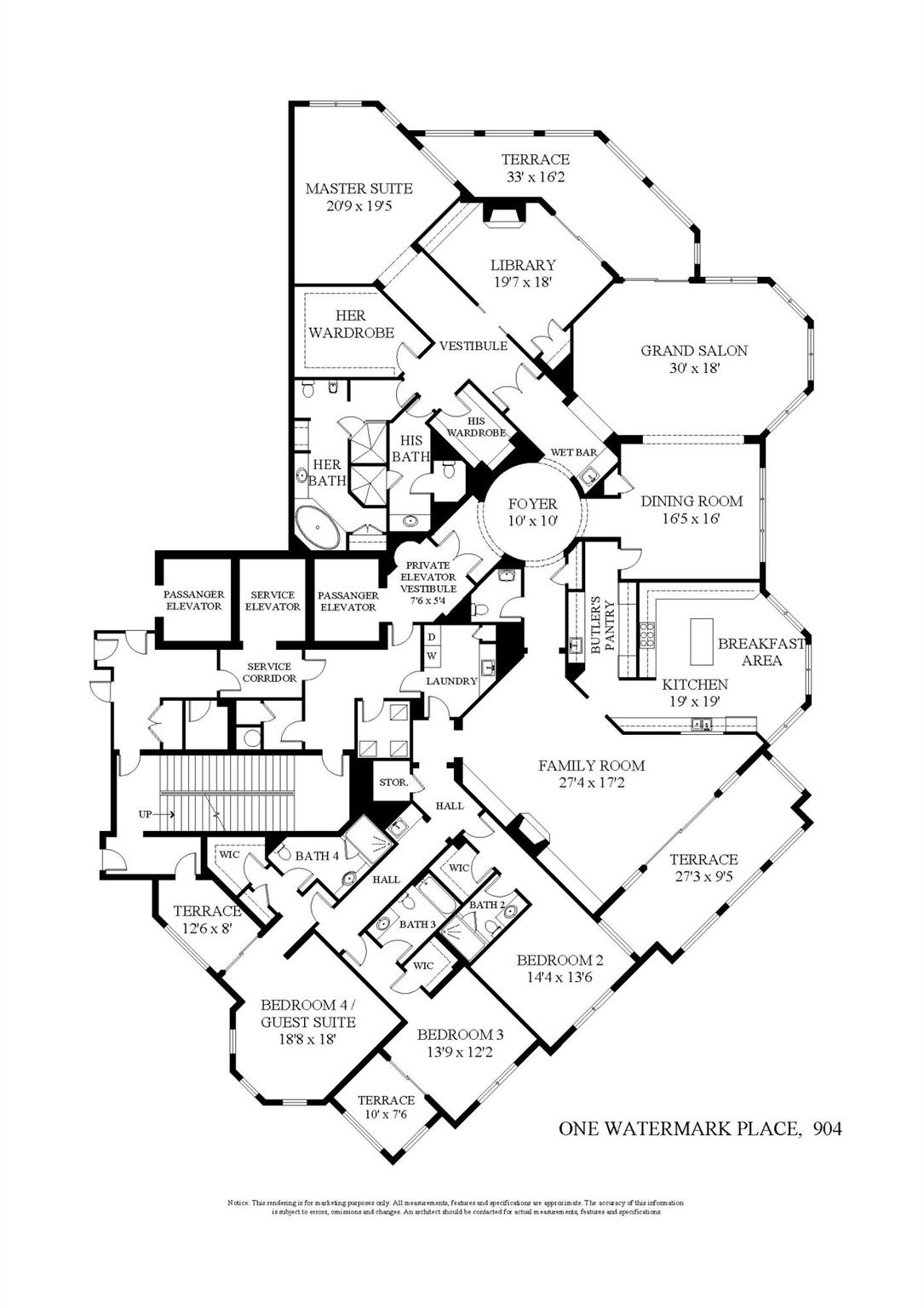 622 N Flagler Drive 904