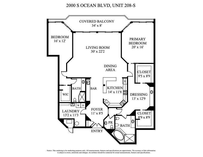 2000 S Ocean Boulevard 208-S