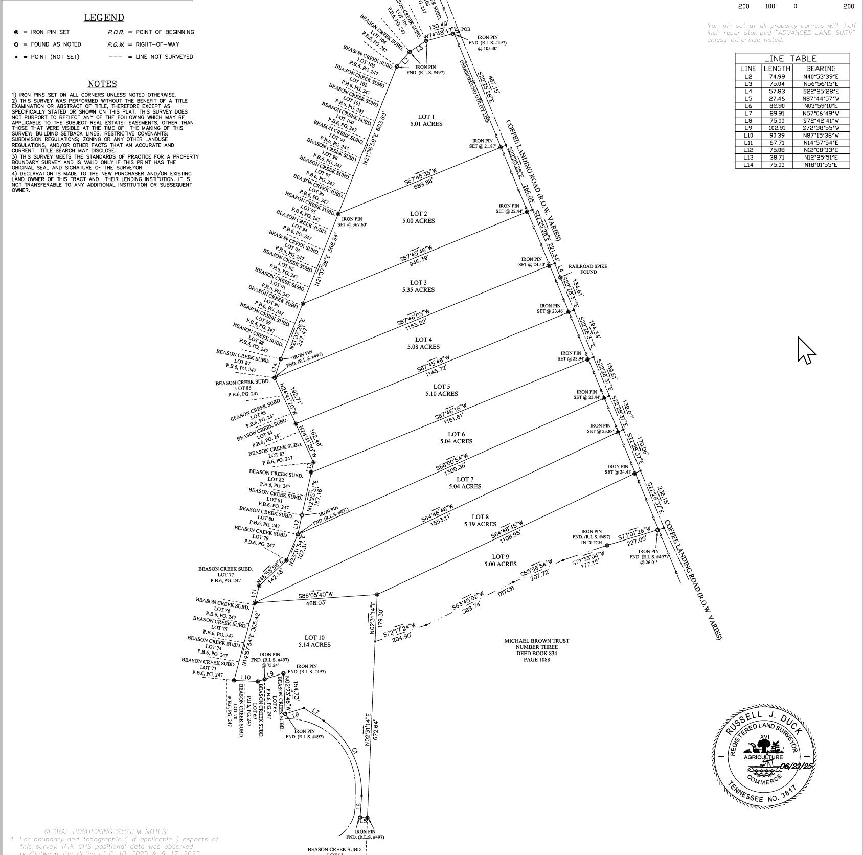 TRACT 2 COFFEE LANDING RD