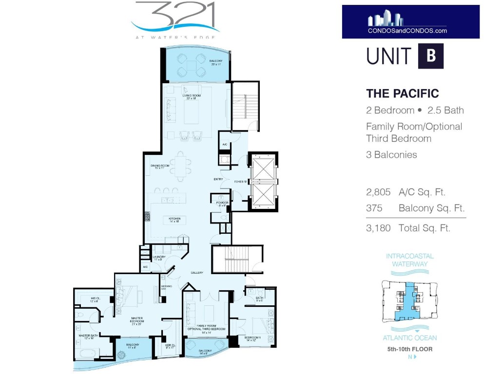 321 N Birch Rd Unit: 602