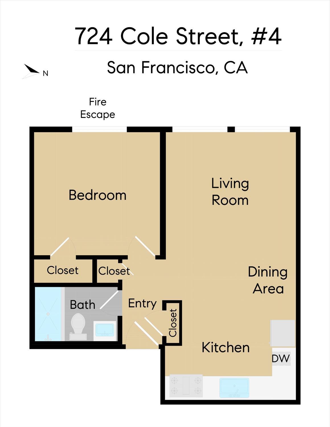 724 Cole Street # 4