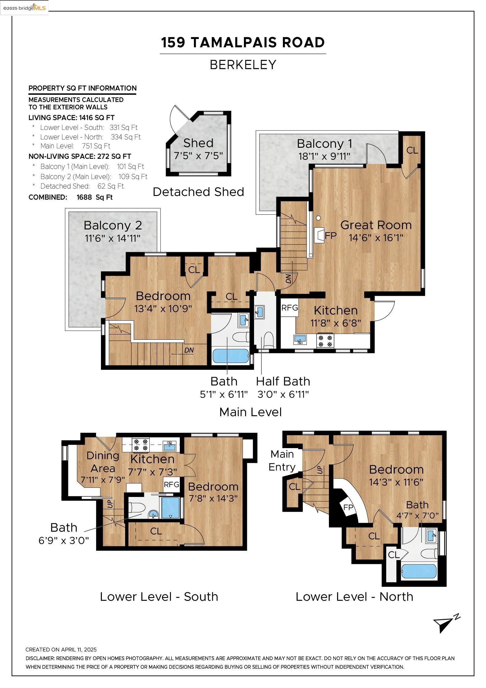 159 Tamalpais Rd.