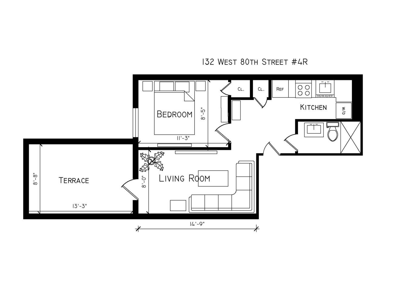 132 W 80TH Street 4R