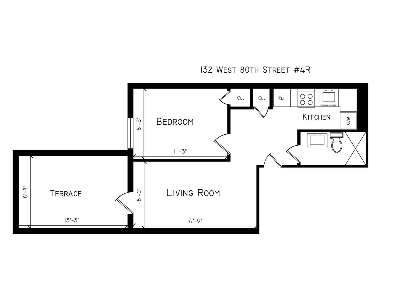 132 W 80TH Street 4R