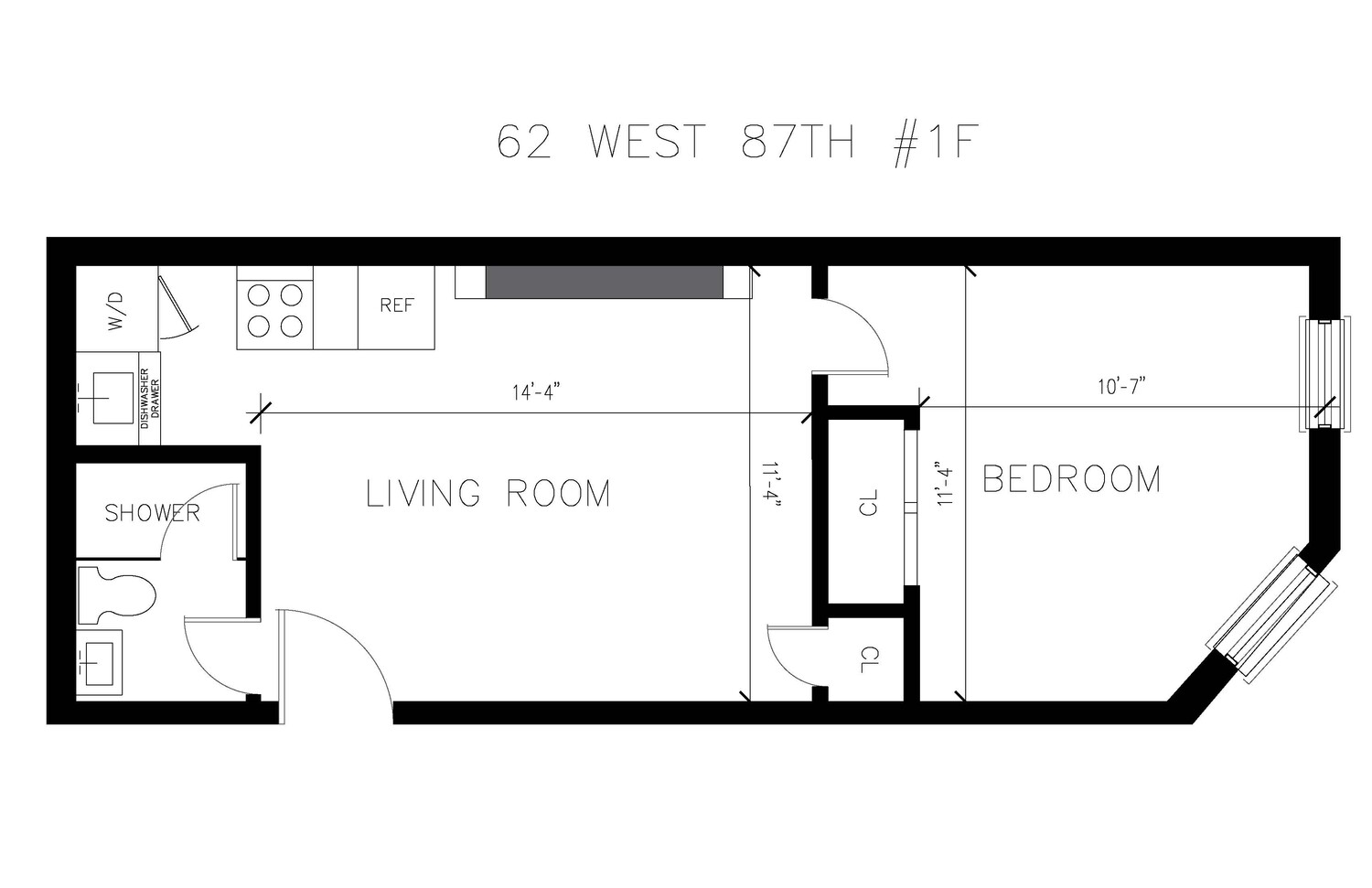 62 W 87TH Street 1F