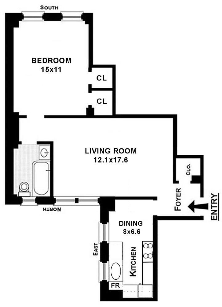 30 W 90TH Street 1E
