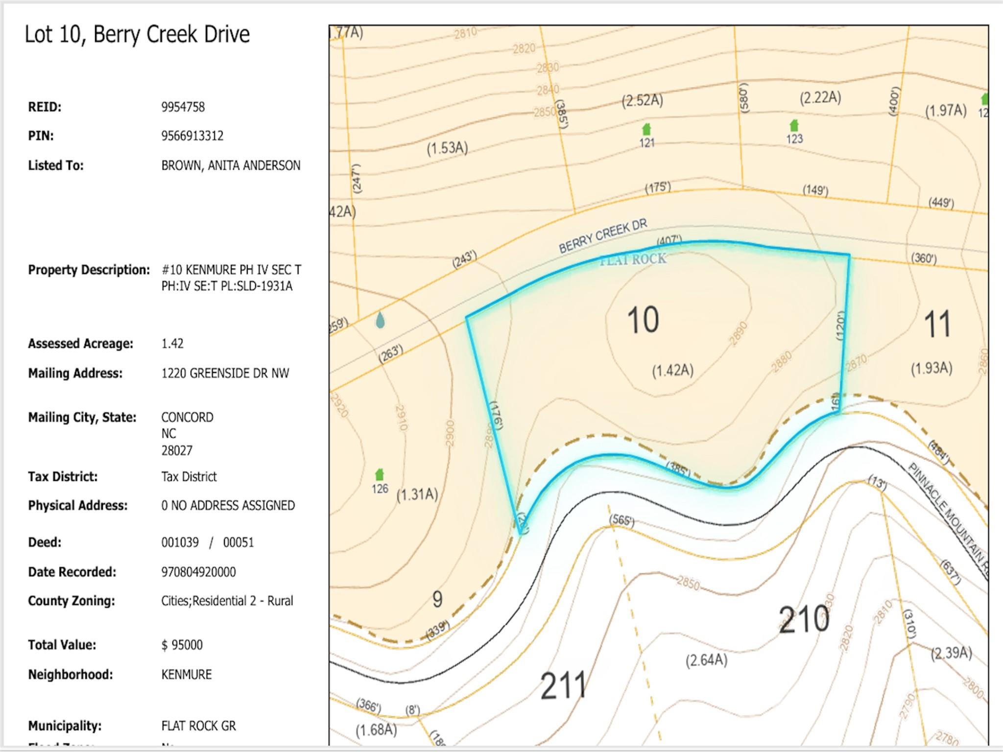 Lot 10 Berry Creek Drive