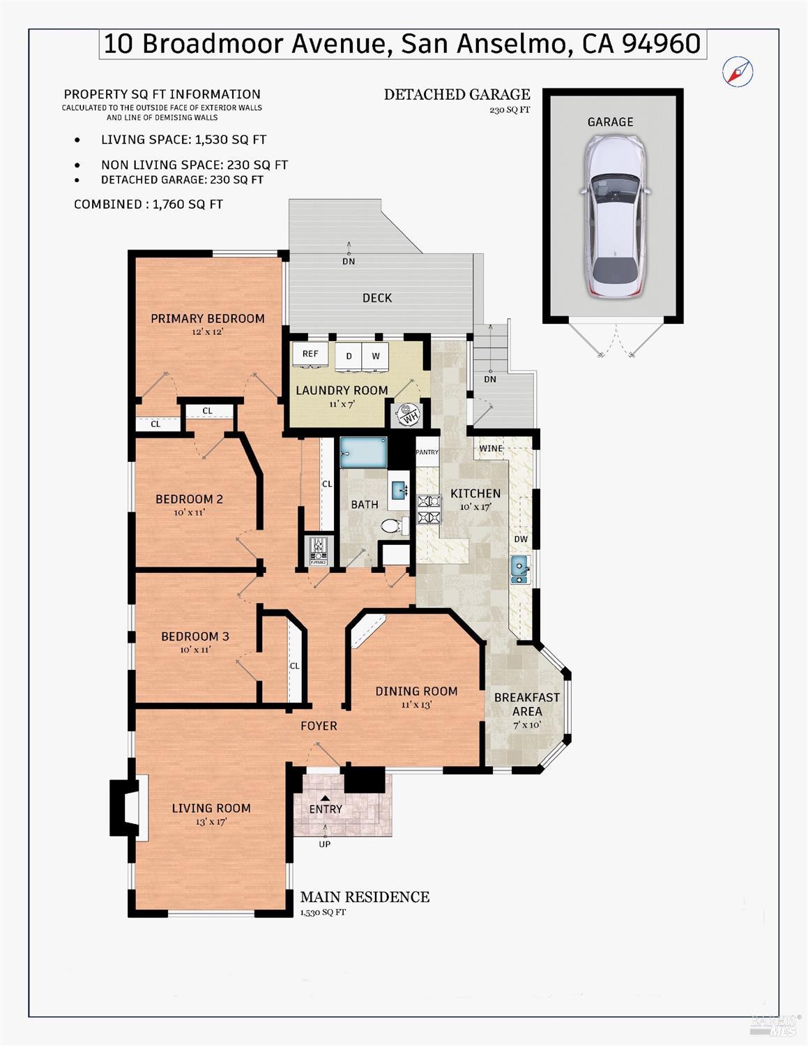10 Broadmoor Ave, San Anselmo * Represented Seller