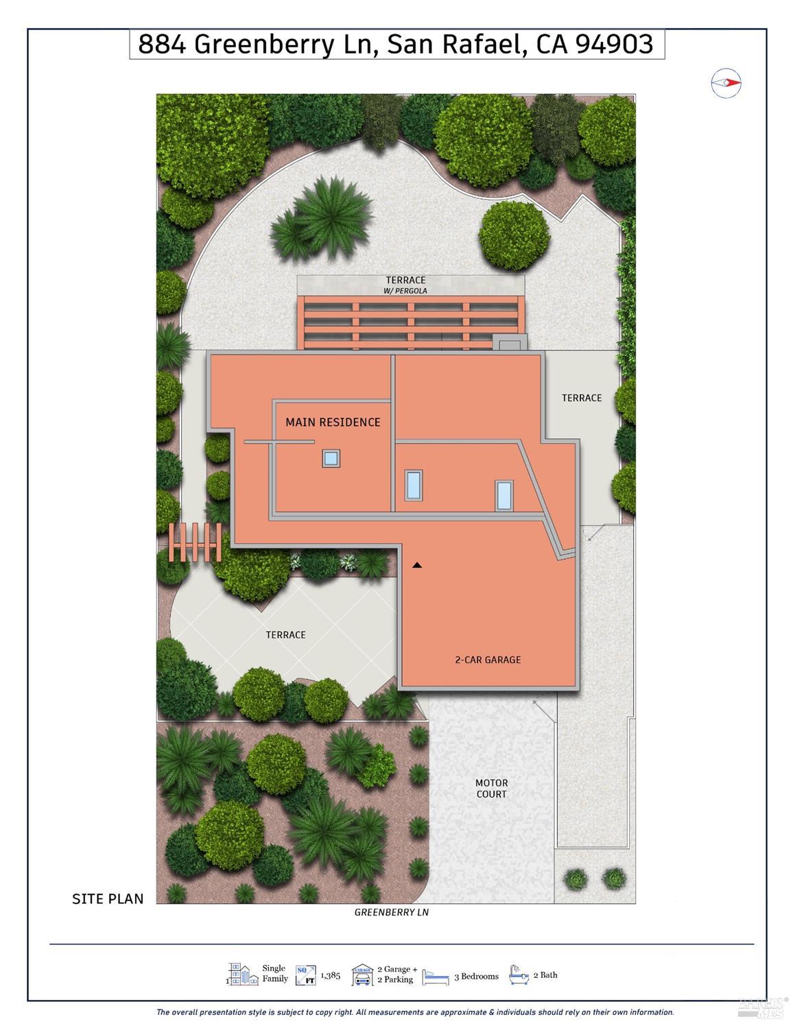 884 Greenberry Ln, San Rafael * Represented Sellers