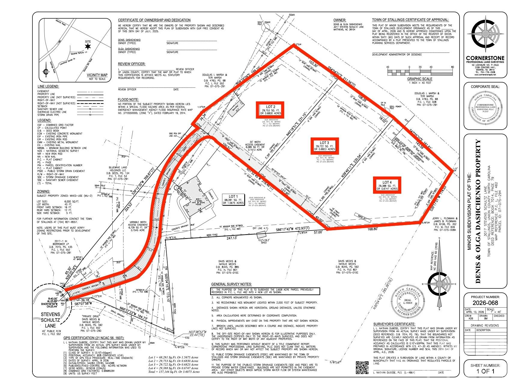 3017 Stevens Schultz Lane Unit: Lot 2-4