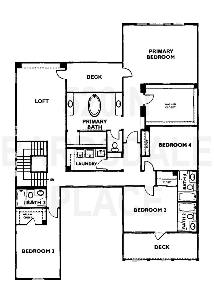 520 N Bardsdale Place