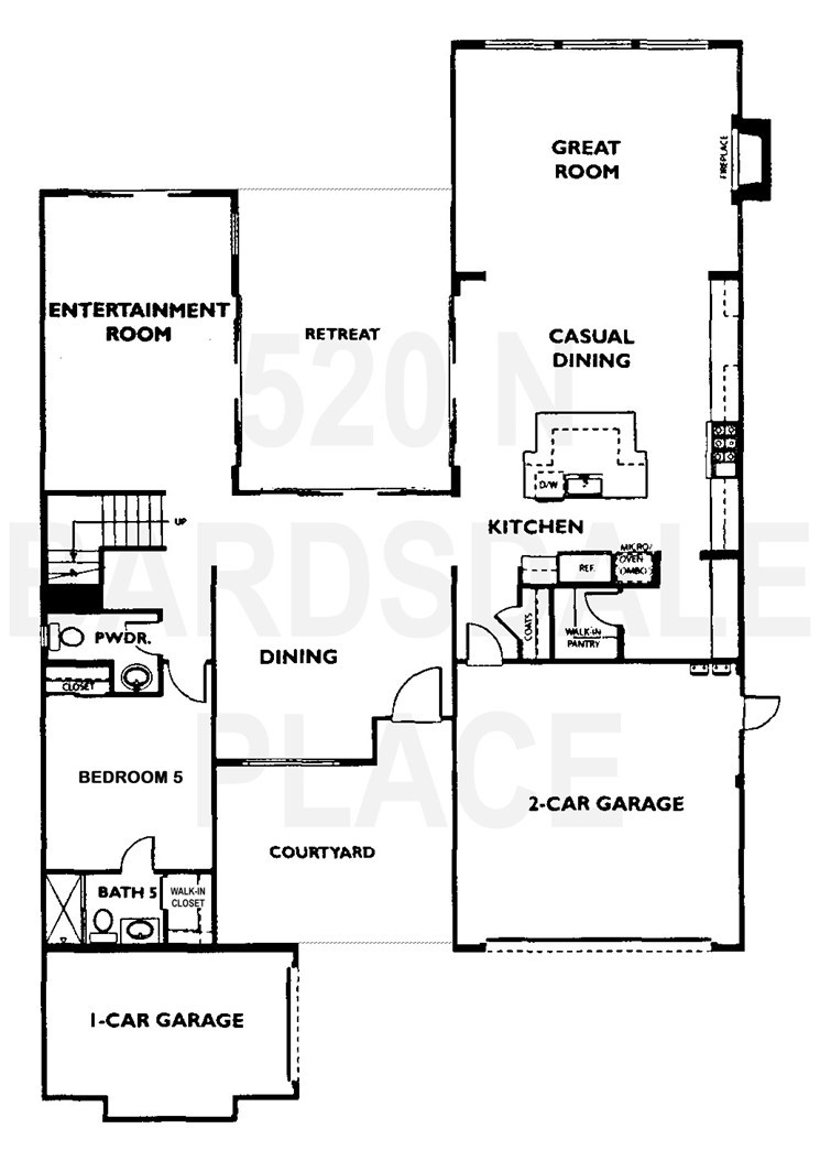 520 N Bardsdale Place