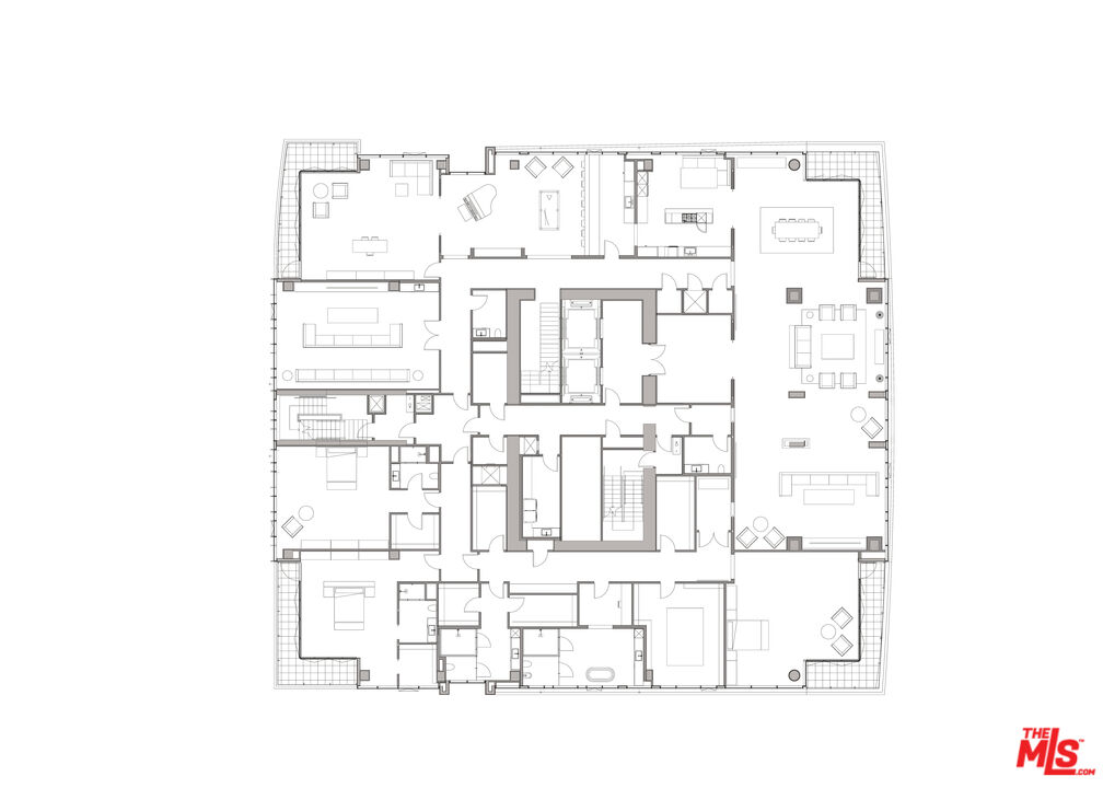 9000 W 3rd St Unit: Penthouse