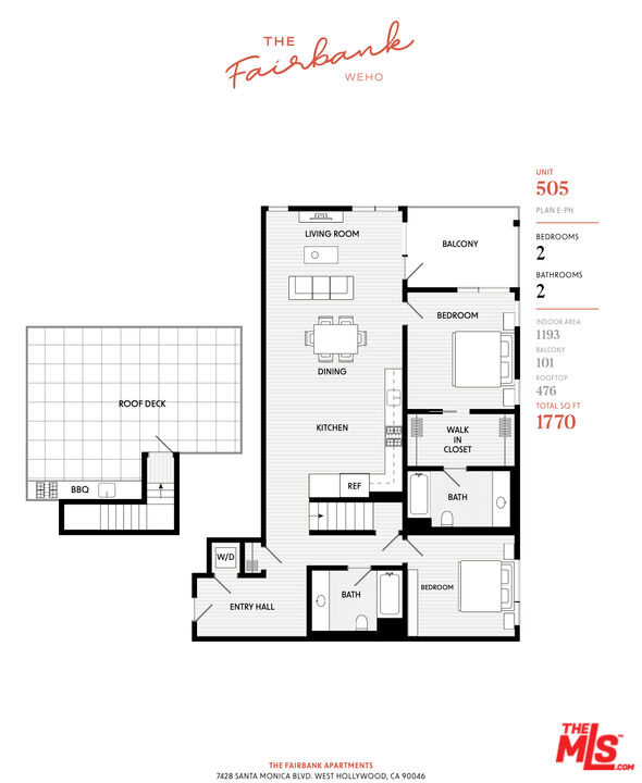 7428 Santa Monica Blvd Unit: PH 505