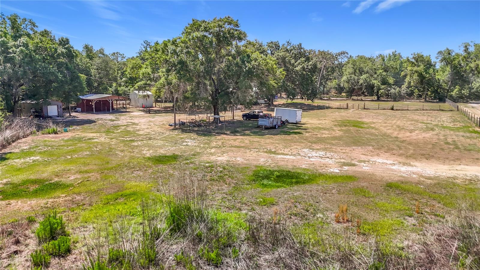 5 Acre Homestead Property in Zephyrhills FL | RV Parking + Pole Barn | Coldwell Banker AquaTerra