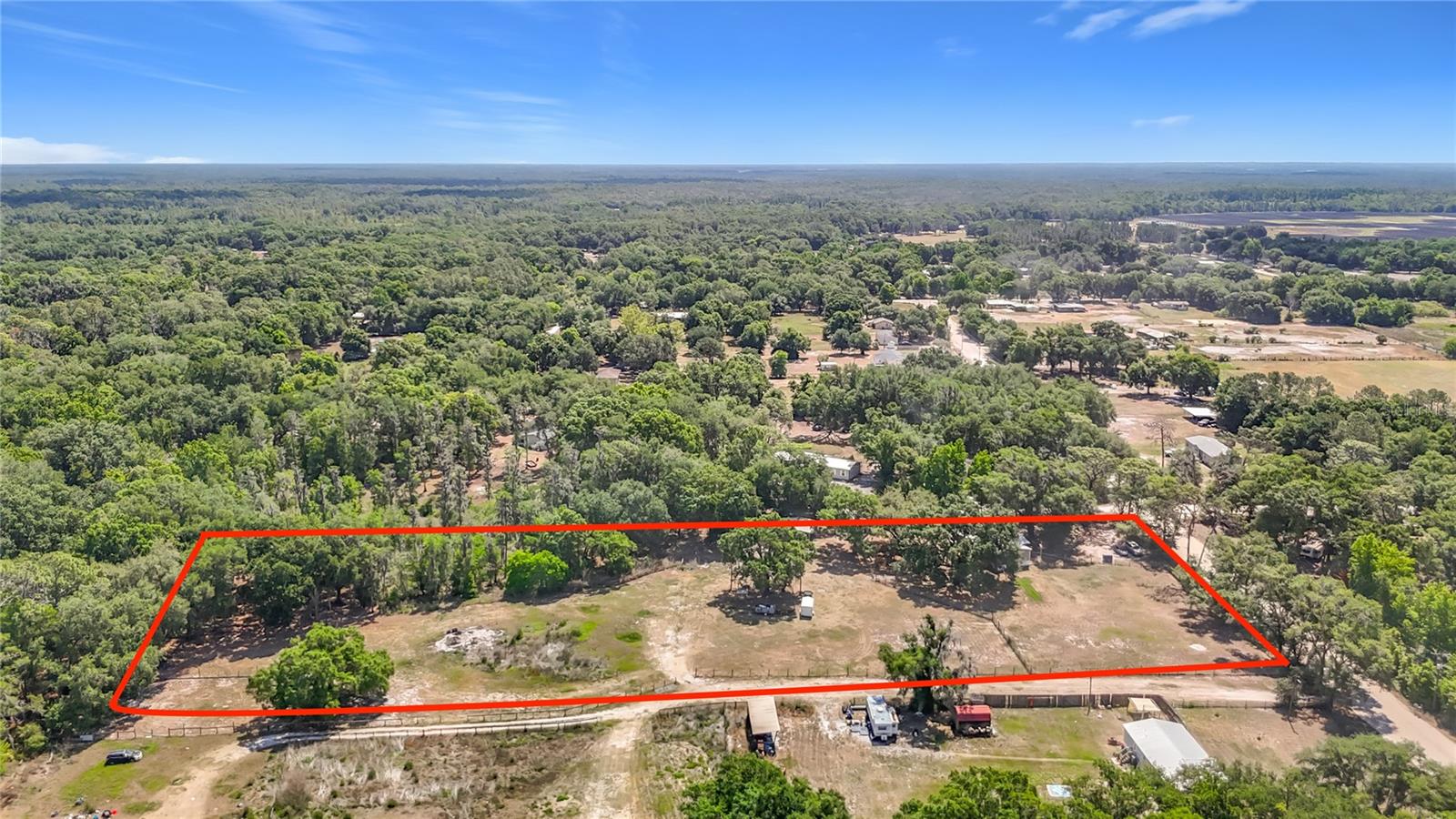 5 Acre Homestead Property in Zephyrhills FL | RV Parking + Pole Barn | Coldwell Banker AquaTerra