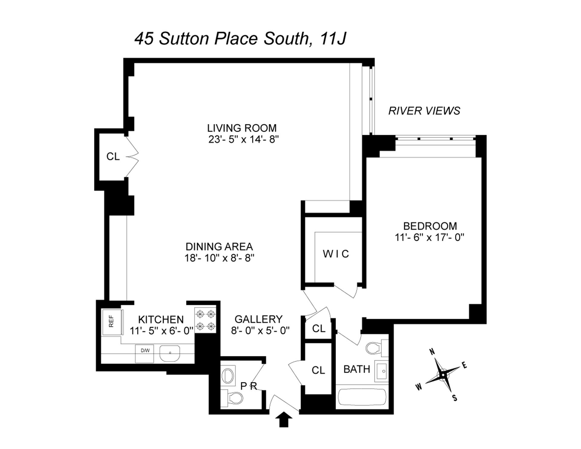 45 Sutton Place South Unit: 11J