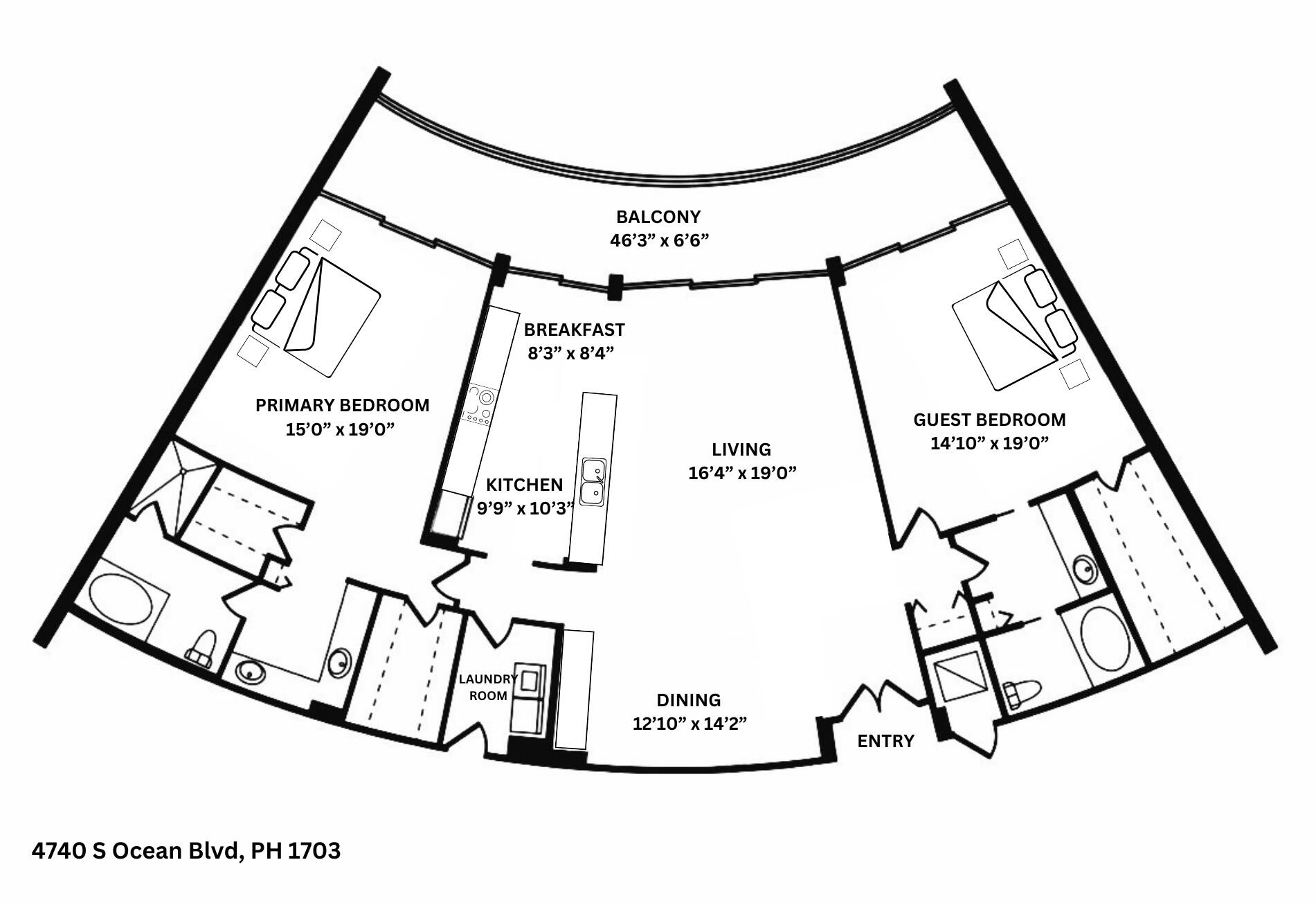 4740 S Ocean Boulevard 1703