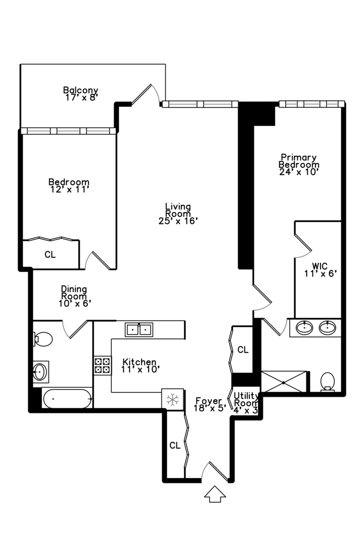 100 E 14th Street Unit: 2702