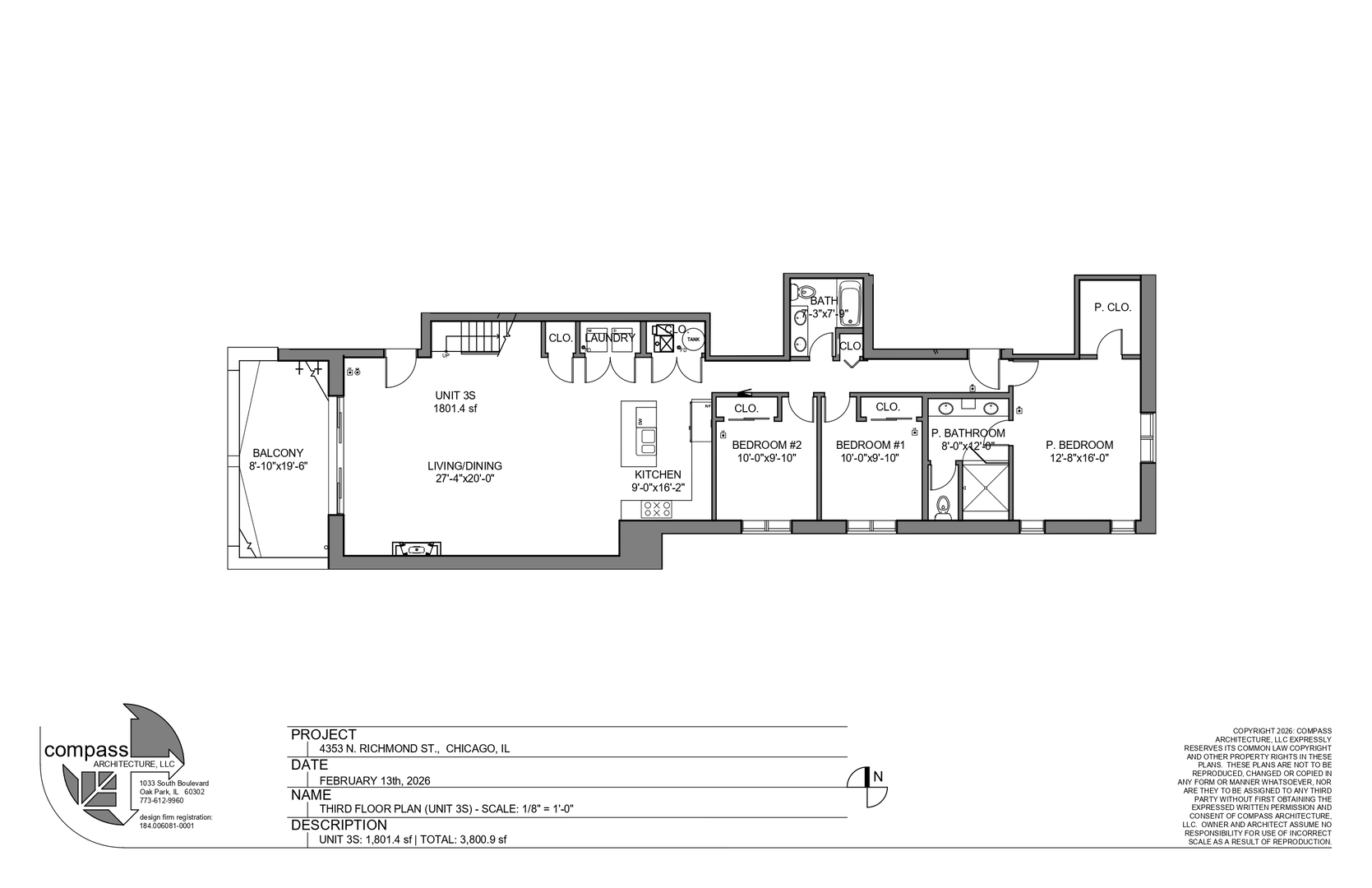 4353 N Richmond Avenue Unit: 3S