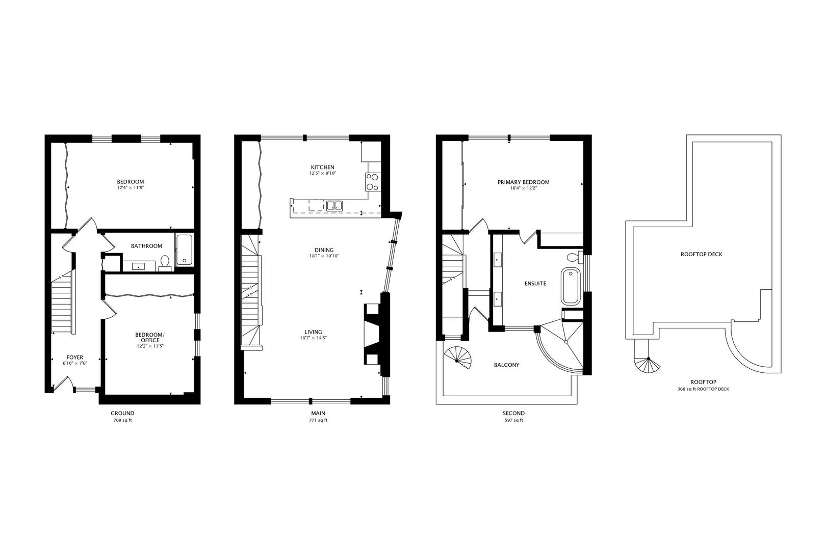 664 N PEORIA Street Unit: 1N