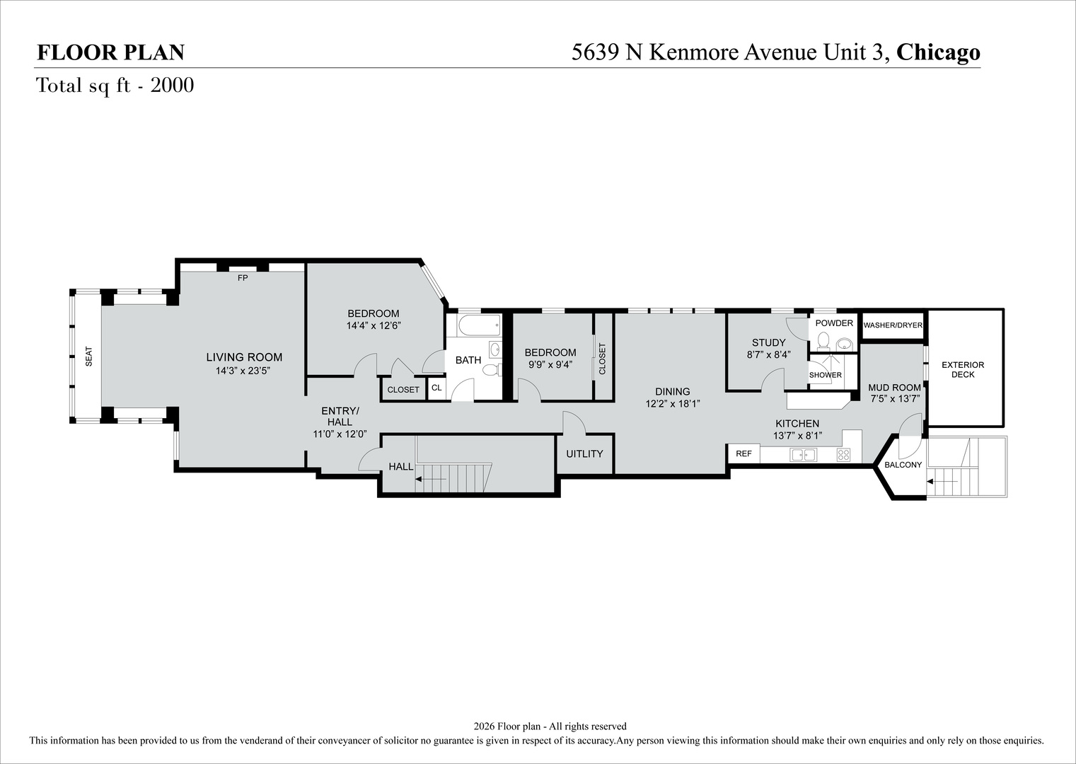 5639 N Kenmore Avenue Unit: 3