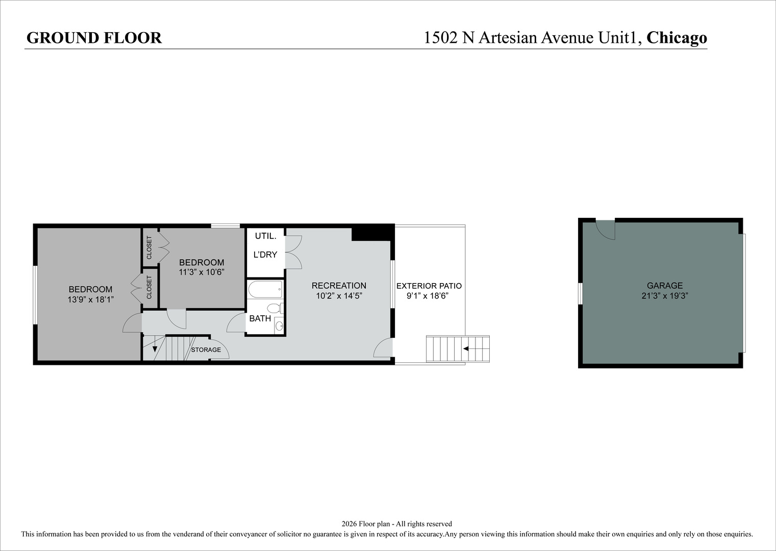 1502 N Artesian Avenue Unit: 1