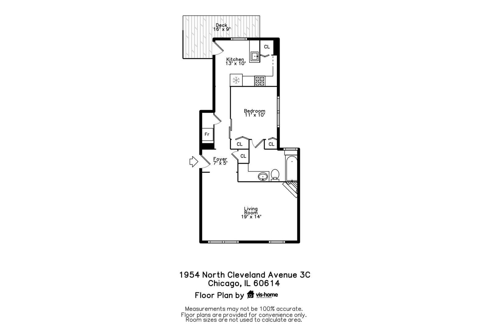 1954 N Cleveland Avenue Unit: 3C