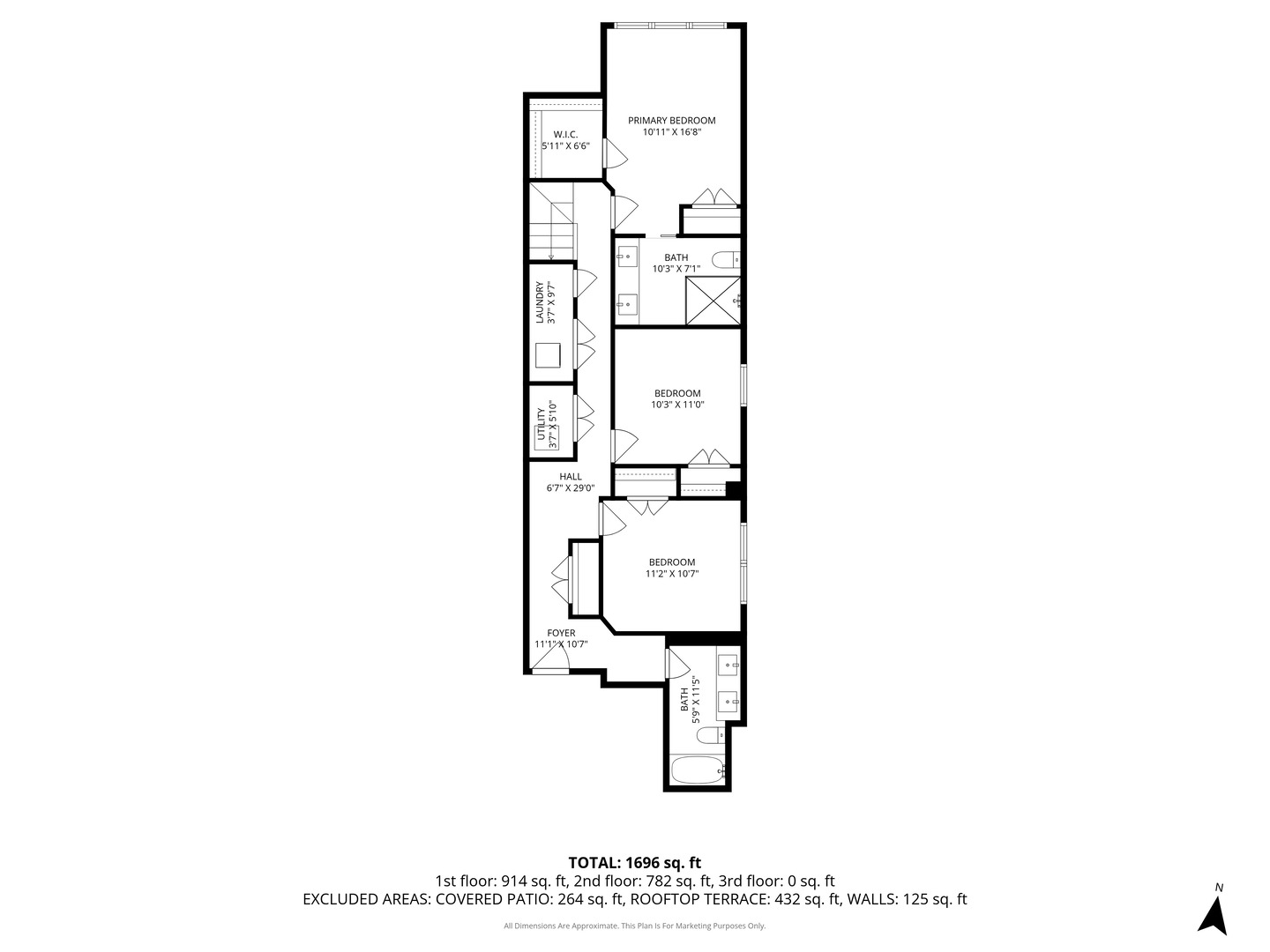 1113 W CHESTNUT Street Unit: 1E