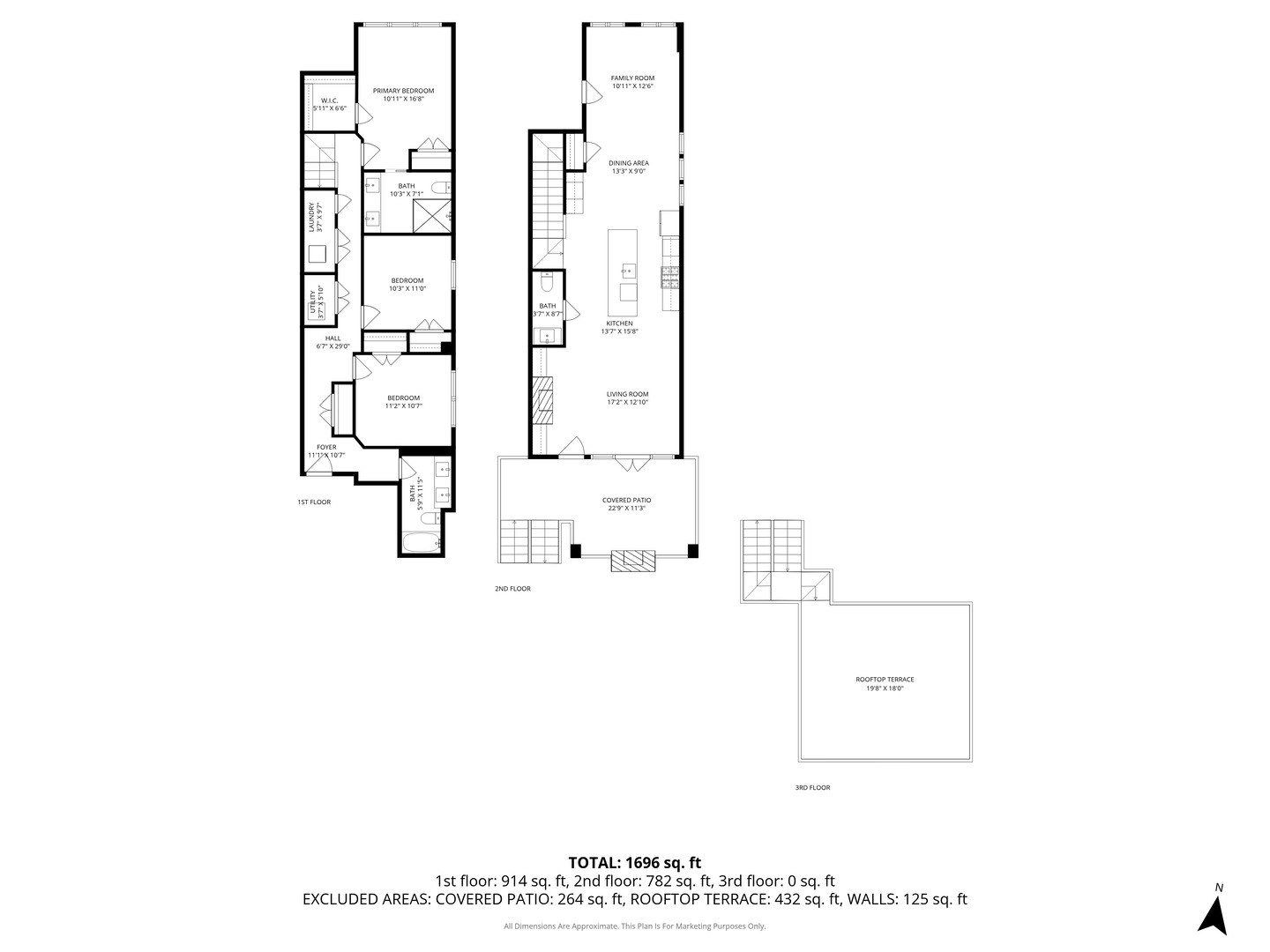 1113 W CHESTNUT Street Unit: 1E