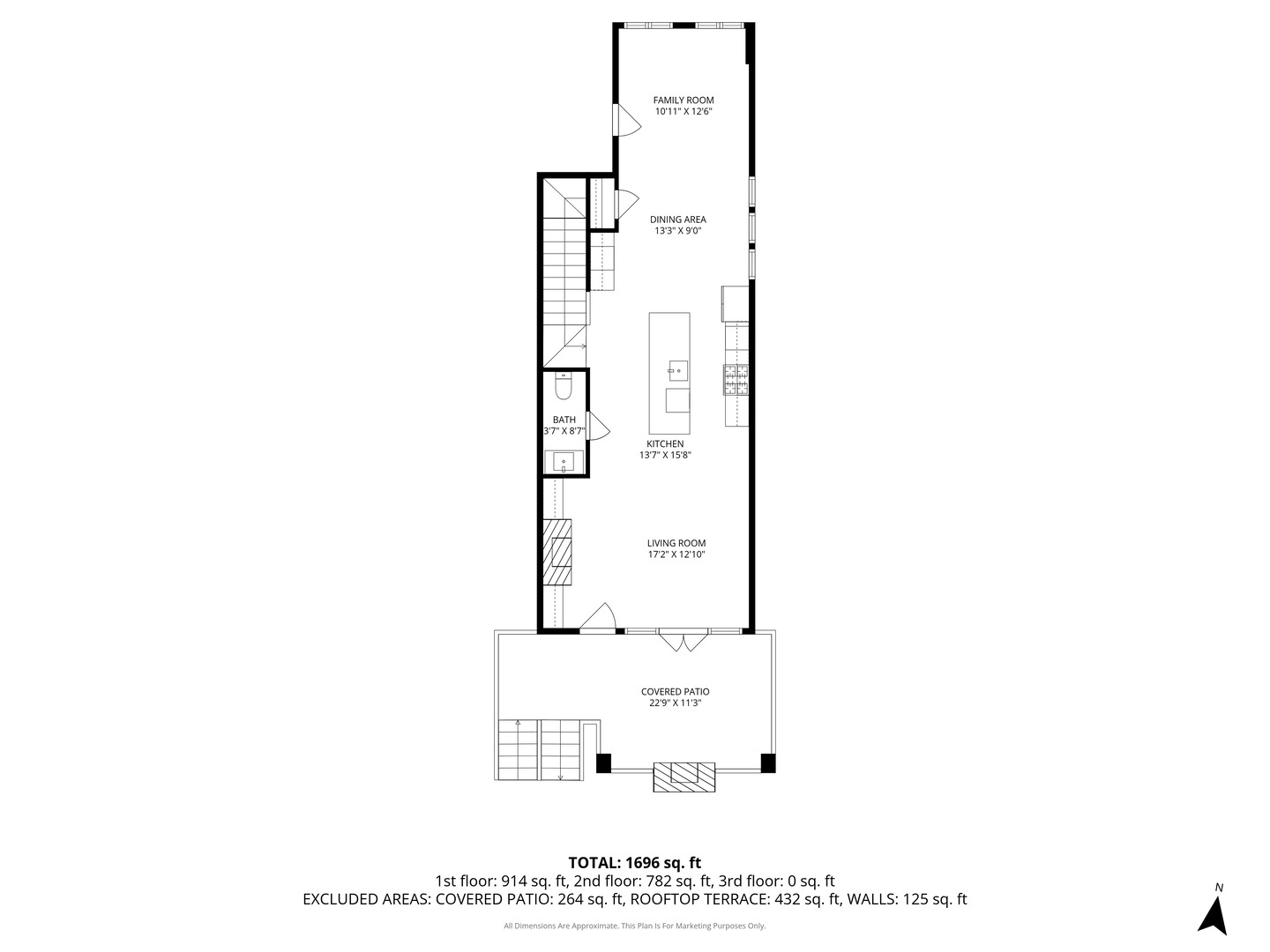 1113 W CHESTNUT Street Unit: 1E
