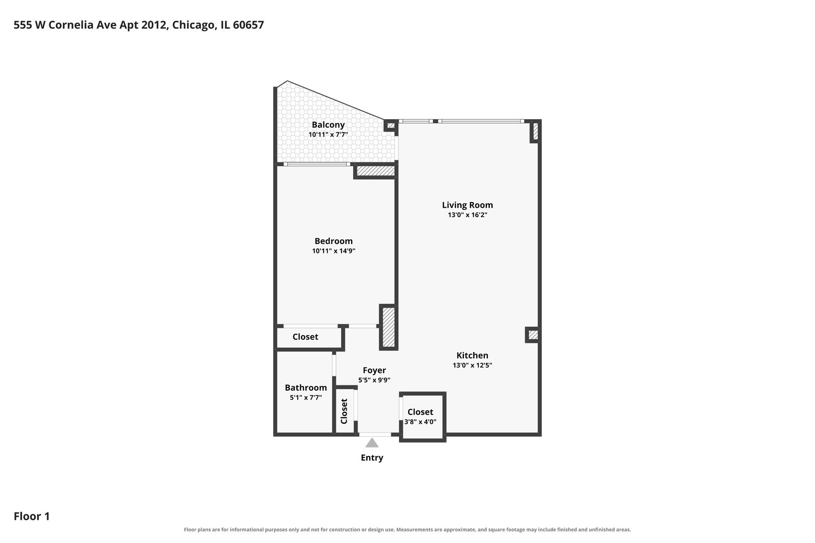 555 W Cornelia Avenue Unit: 2012