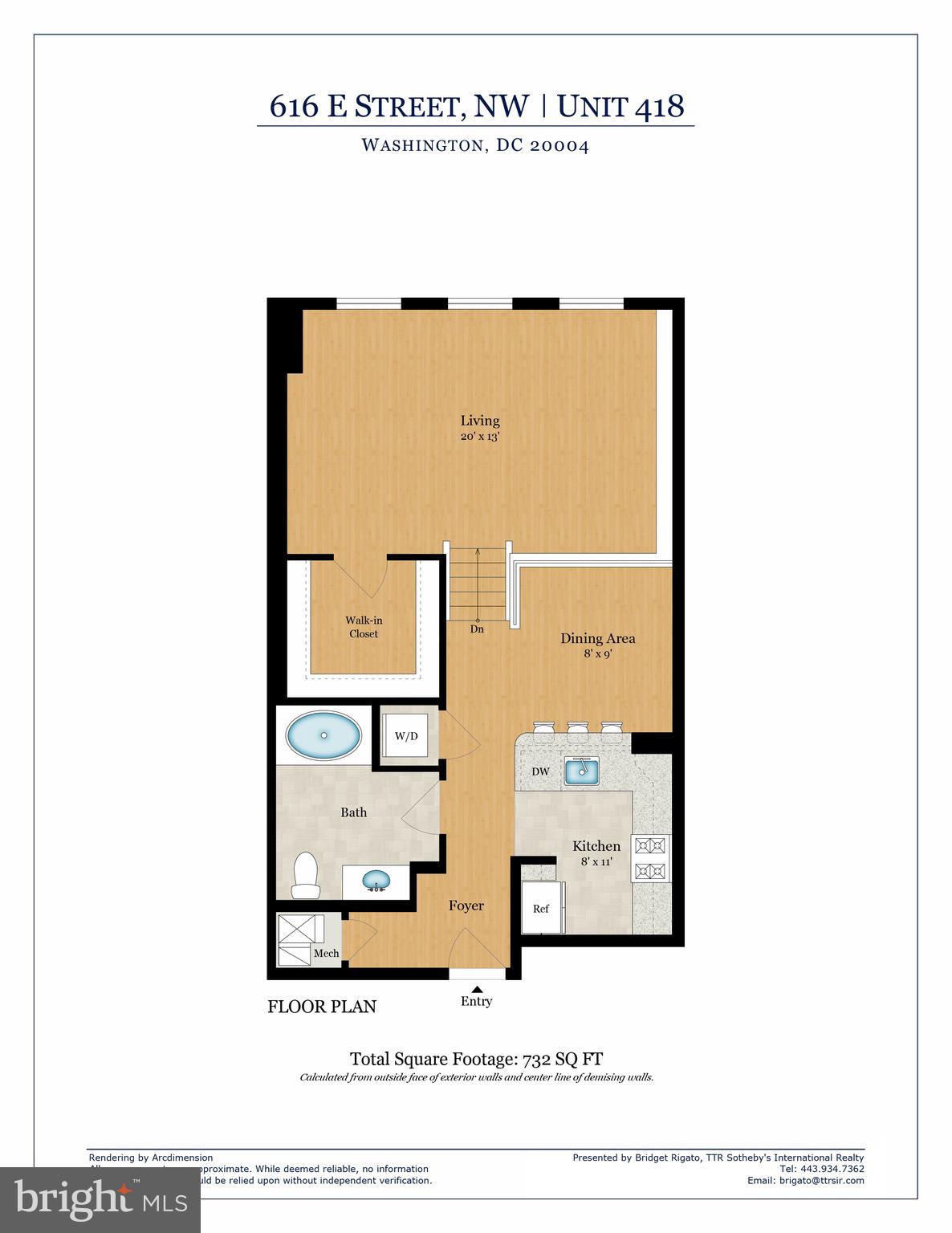 616 E Street NW Unit: 418