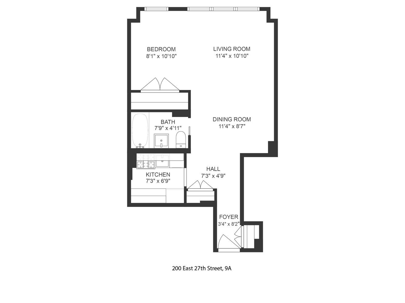 200 E 27TH Street 9A