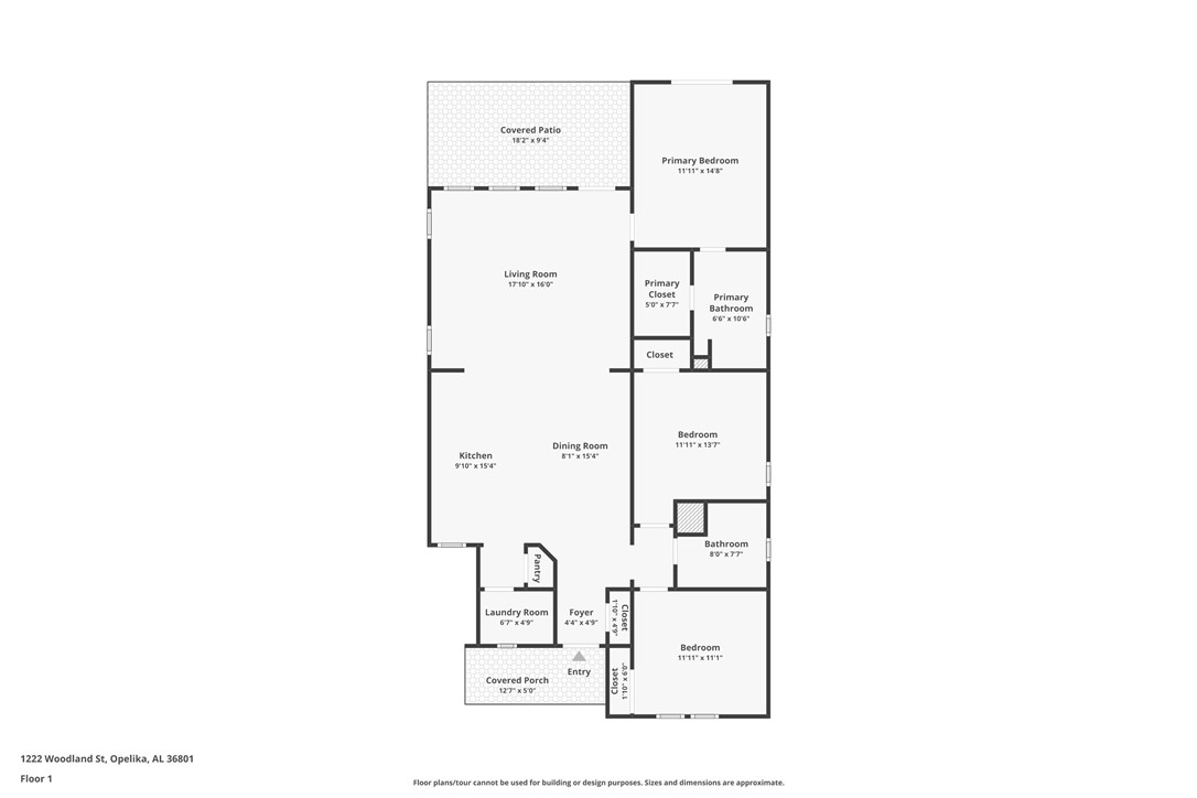 1222 WOODLAND CIRCLE