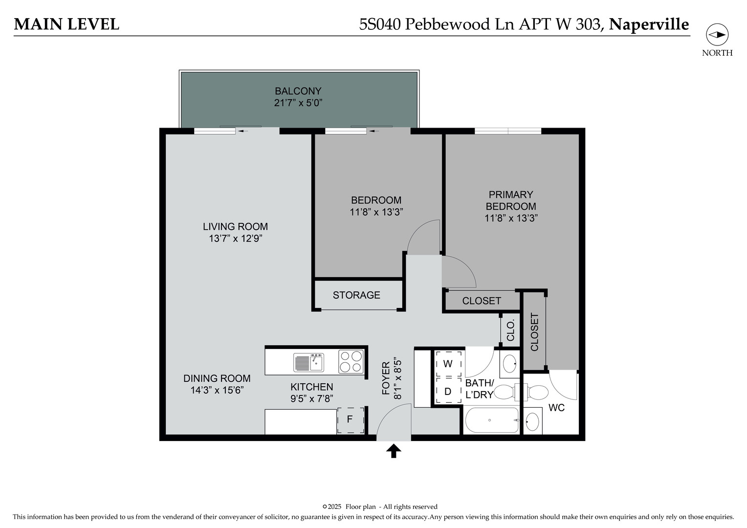 5S040 Pebblewood Lane Unit: W303