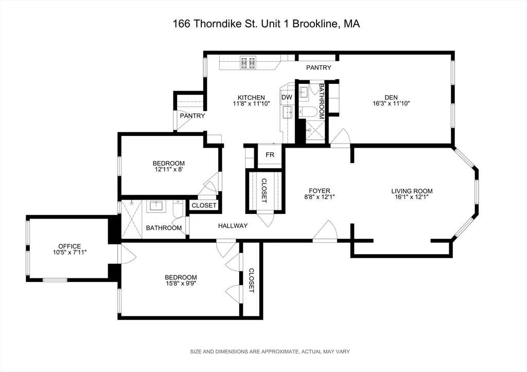 166 Thorndike Street # 1