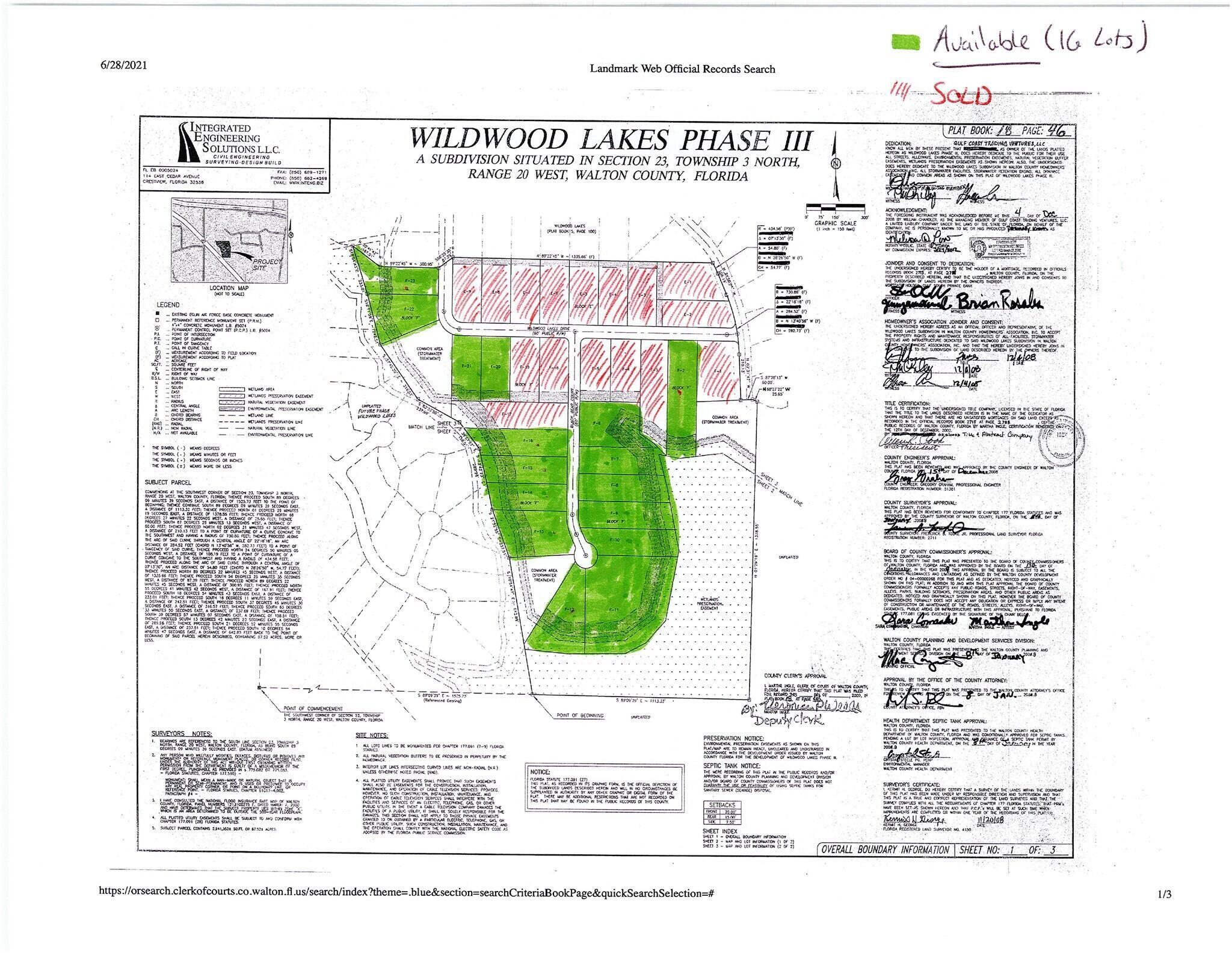 Lot 15 Black Bear Court, DeFuniak Springs
