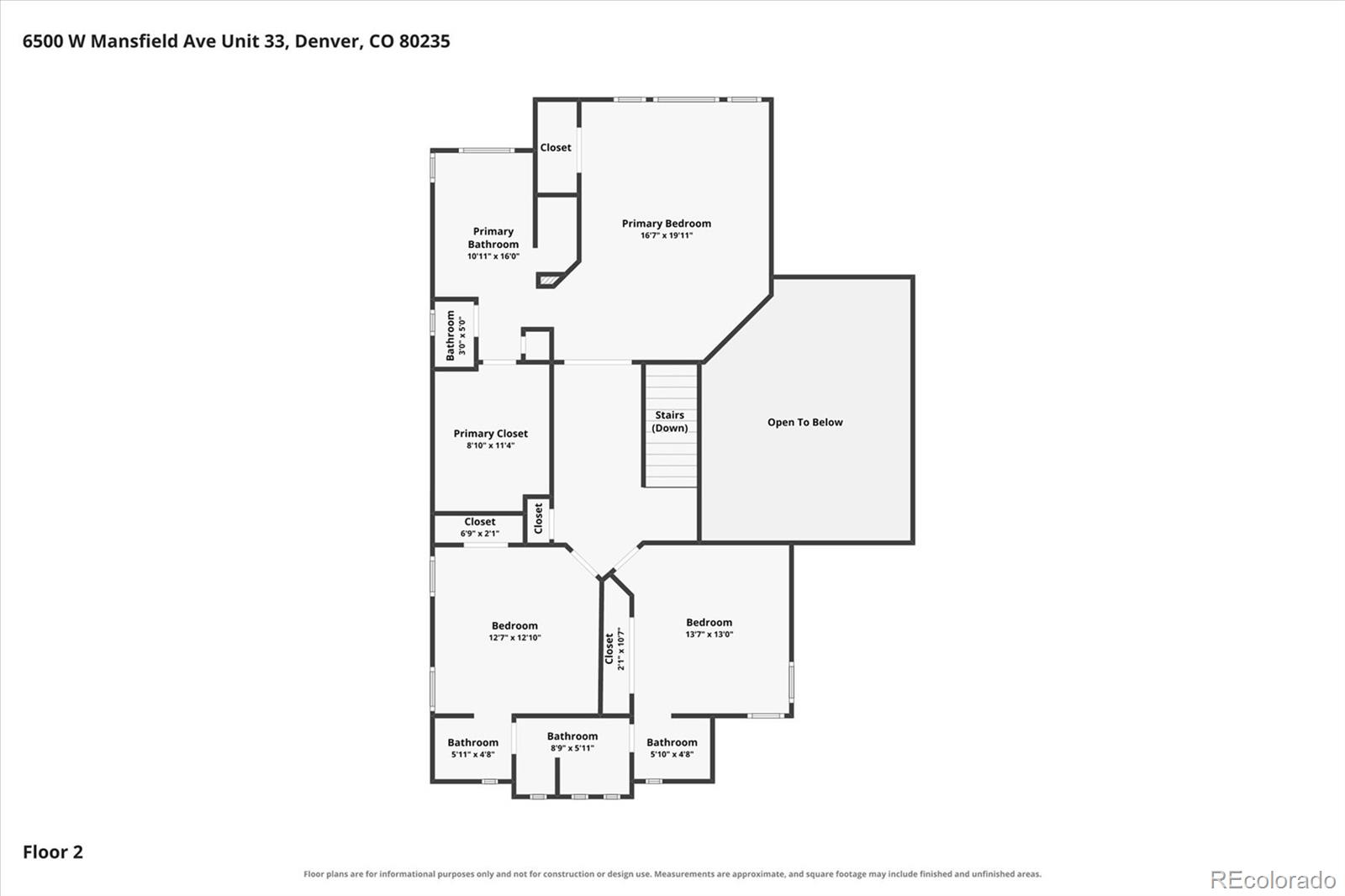 6500 W Mansfield Avenue Unit: 33