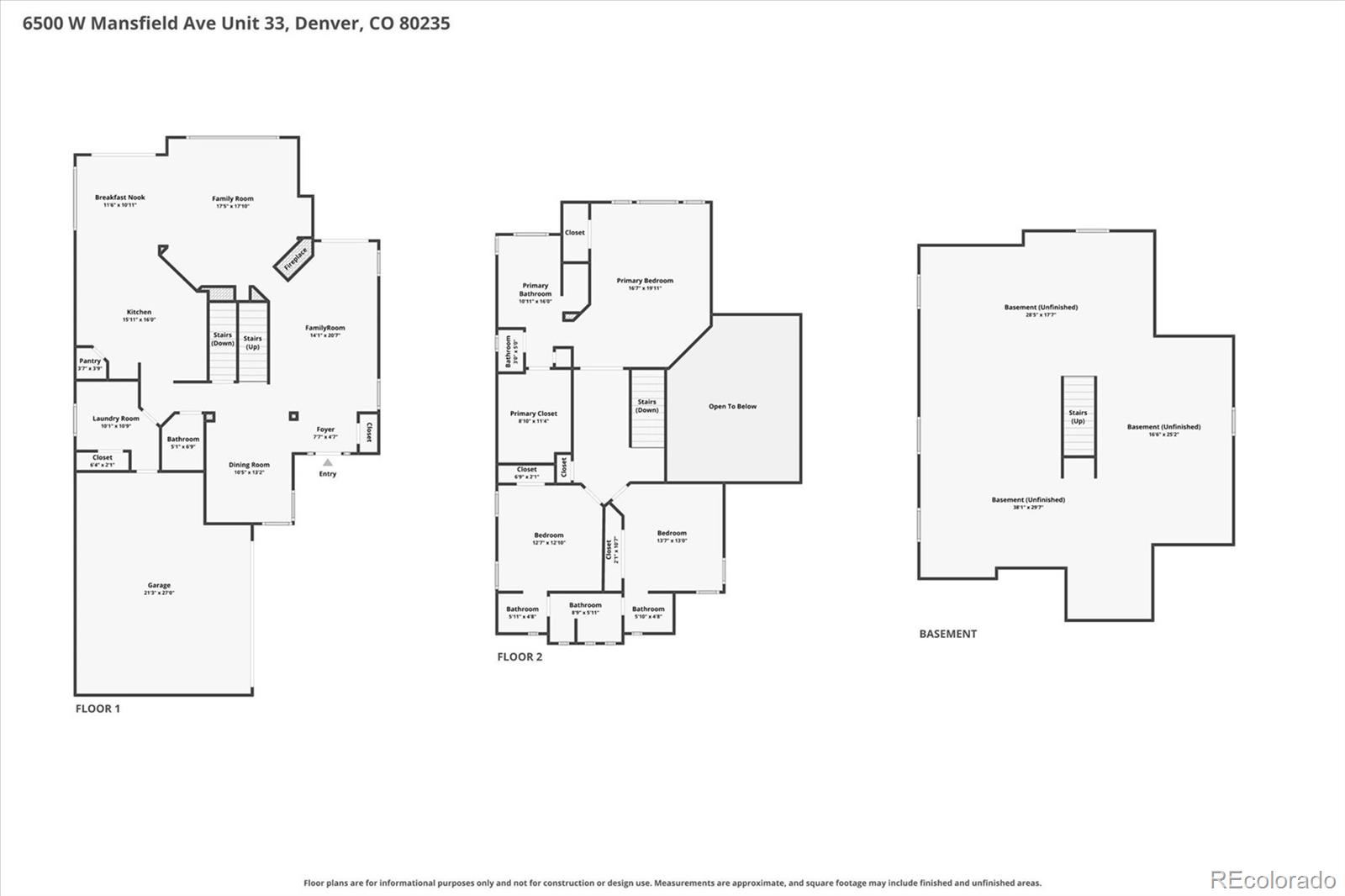 6500 W Mansfield Avenue Unit: 33