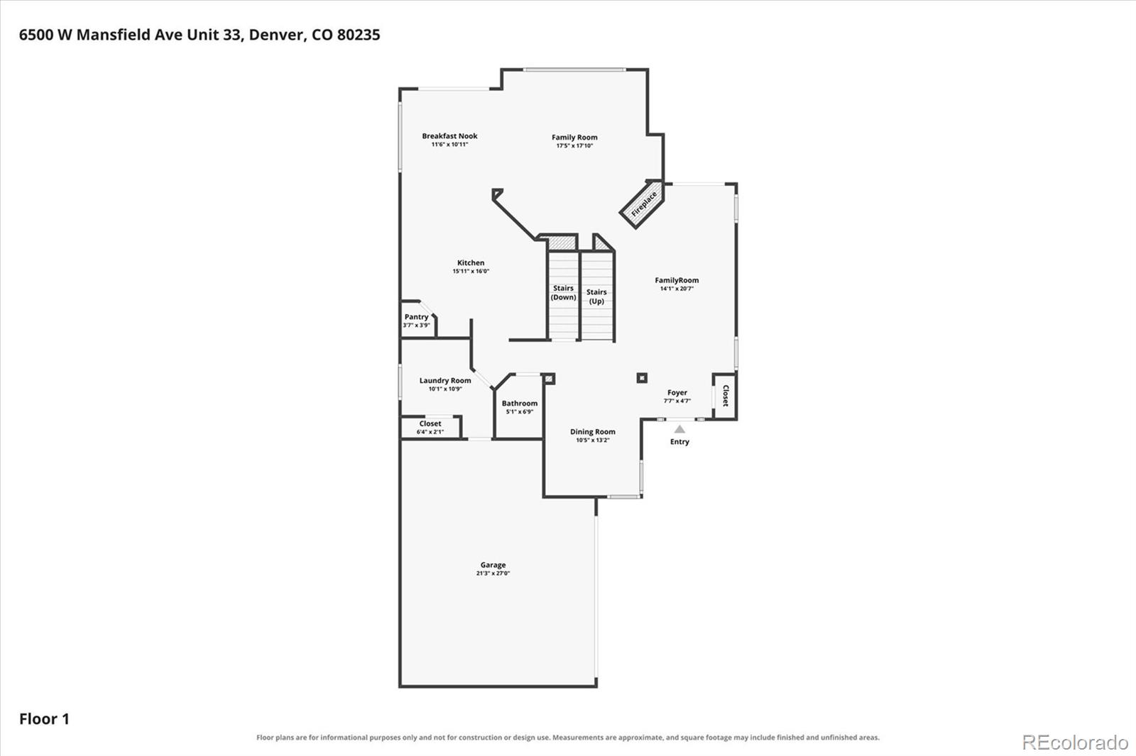 6500 W Mansfield Avenue Unit: 33