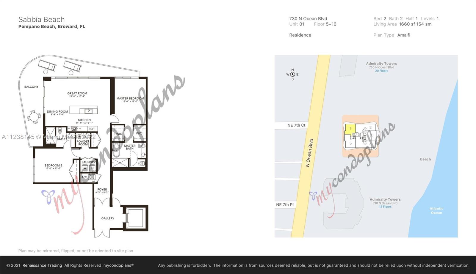 730 N Ocean Blvd Unit: 701