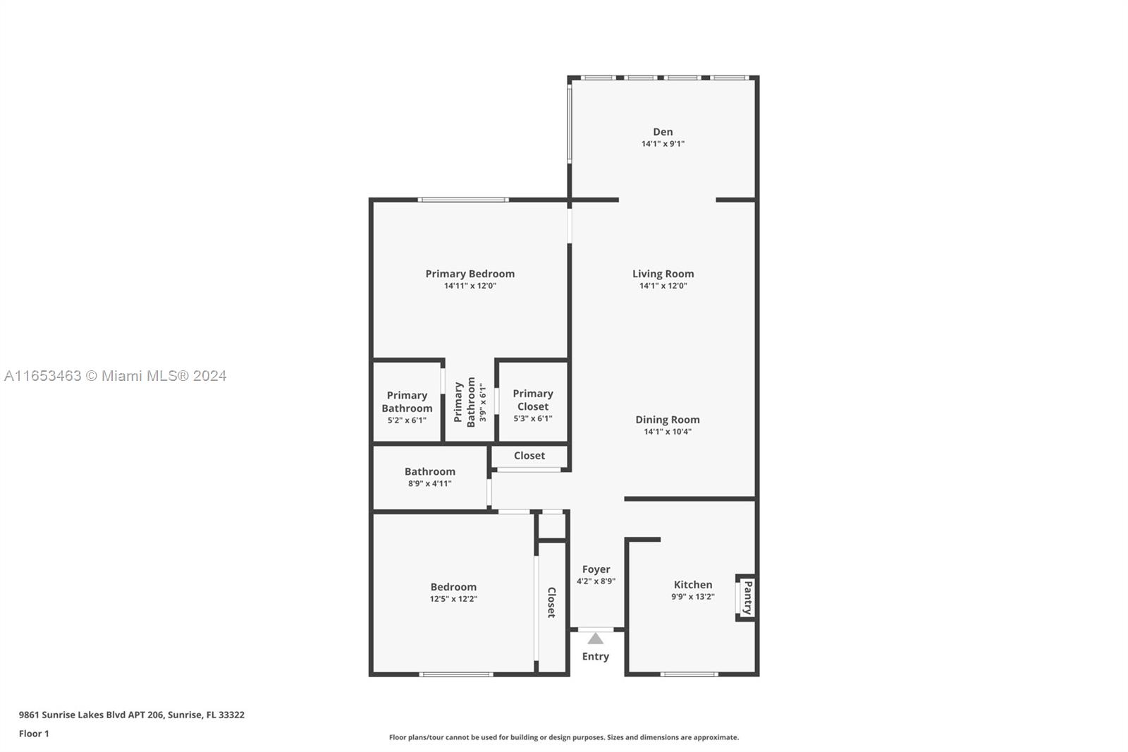 9861 Sunrise Lakes Blvd Unit: 206