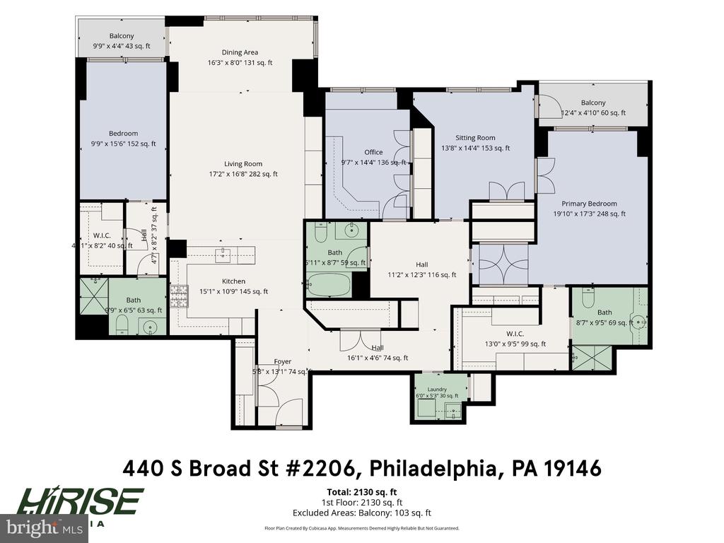 440 S BROAD STREET Unit: 2206 & 2204
