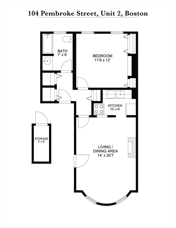 104 Pembroke St # 2