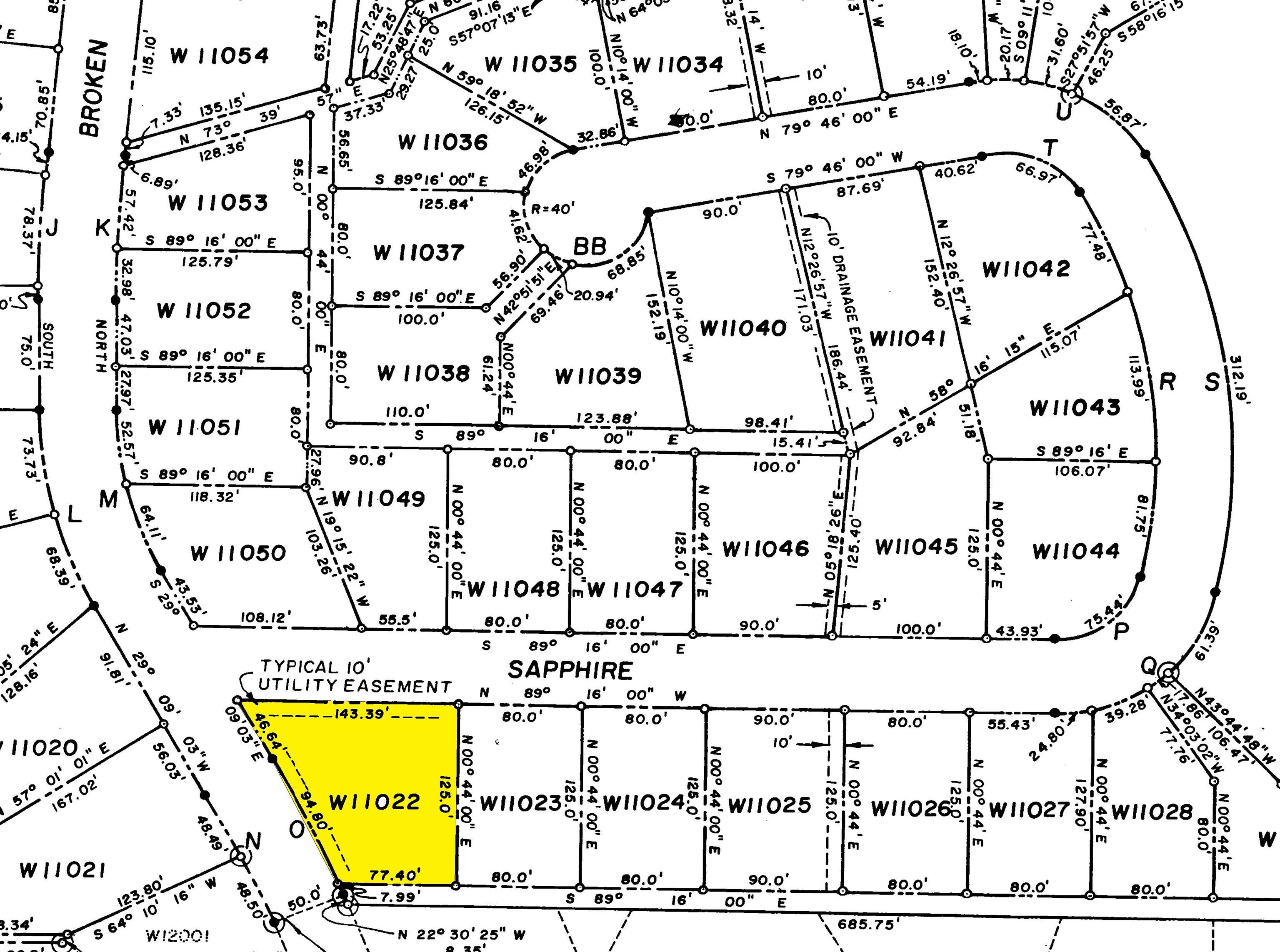 Lot W11022 Broken Hills/Sapphire